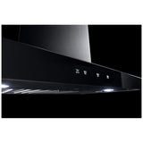 JennAir JVR0436HS Range Hood, 36 inch Exterior Width, Wall Mounted, 550 CFM, LED, Charcoal Filters, Stainless Steel colour