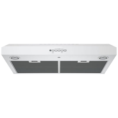 GE JVX5300DJWWC Range Hood, 30 inch Exterior Width, Under-Cabinet, 310 CFM