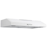 GE JVX5300DJWWC Range Hood, 30 inch Exterior Width, Under-Cabinet, 310 CFM, Halogen , Aluminum Mesh Filter, White colour