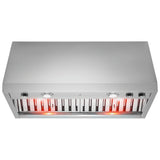 JennAir JXW9036HP Ventilation, 36 inch Exterior Width, 600 CFM, Halogen , Baffle Filter, Stainless Steel colour