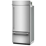 KitchenAid KBBR336SPS Built In Refrigerator, 36 inch Width, Custom Panel Ready, 20.8 cu. ft. Capacity, ENERGY STAR Certified, PrintShield Stainless colour