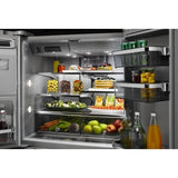 KitchenAid KBFN502ESS Counter Depth French Door Refrigerator, 42 inch Width, 24.2 cu. ft. Capacity, Counter Depth, Ice Dispenser (Freezer Located), ENERGY STAR Certified, Stainless Steel colour