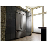 KitchenAid KBFN502ESS Counter Depth French Door Refrigerator, 42 inch Width, 24.2 cu. ft. Capacity, Counter Depth, Ice Dispenser (Freezer Located), ENERGY STAR Certified, Stainless Steel colour