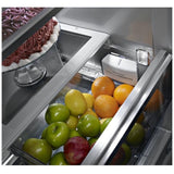 KitchenAid KBFN502ESS Counter Depth French Door Refrigerator, 42 inch Width, 24.2 cu. ft. Capacity, Counter Depth, Ice Dispenser (Freezer Located), ENERGY STAR Certified, Stainless Steel colour