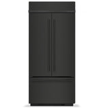 KitchenAid KBFN536SBE Bottom Freezer French Door Built In Refrigerator, 36 inch Width, 20.8 cu. ft. Capacity, Water Dispenser (Interior), Ice Dispenser (Freezer Located), Black Ore colour