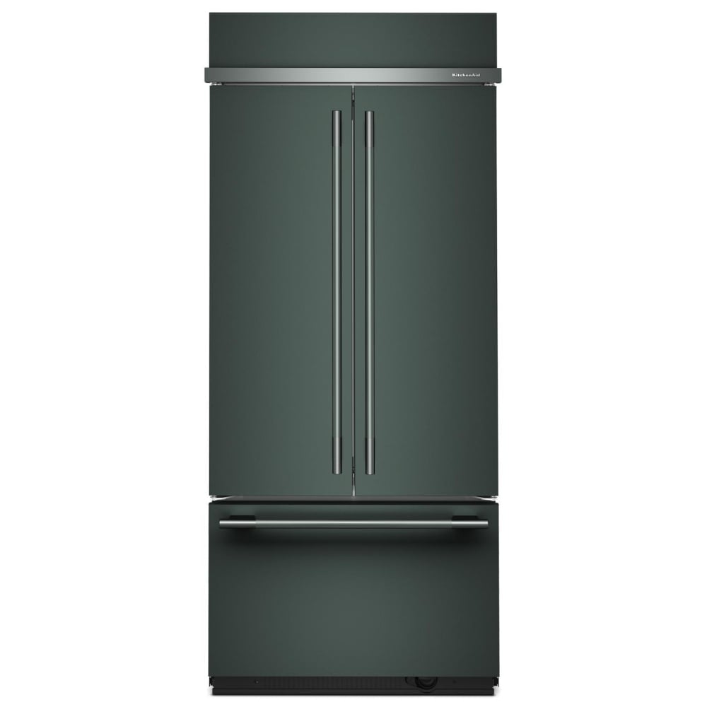 KitchenAid KBFN536SJP Bottom Freezer French Door Built In Refrigerator, 36 inch Width, 20.8 cu. ft. Capacity, Water Dispenser (Interior), Ice Dispenser (Freezer Located), Juniper colour
