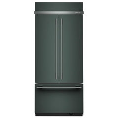 KitchenAid KBFN536SJP Bottom Freezer French Door Built In Refrigerator, 36 inch Width, 20.8 cu. ft. Capacity, Water Dispenser (Interior), Ice Dispenser (Freezer Located), Juniper colour