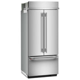 KitchenAid KBFN536SPS Bottom Freezer French Door Built In Refrigerator, 36 inch Width, 20.8 cu. ft. Capacity, Water Dispenser (Interior), Ice Dispenser (Freezer Located), PrintShield Stainless colour