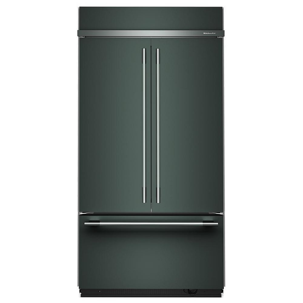 KitchenAid KBFN542SJP Bottom Freezer French Door Built In Refrigerator, 42 inch Width, 24.2 cu. ft. Capacity, Water Dispenser (Interior), Ice Dispenser (Freezer Located), ENERGY STAR Certified