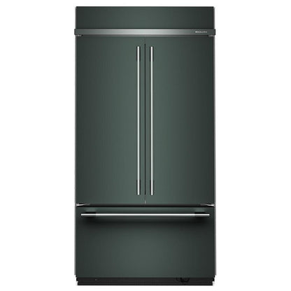 KitchenAid KBFN542SJP Bottom Freezer French Door Built In Refrigerator, 42 inch Width, 24.2 cu. ft. Capacity, Water Dispenser (Interior), Ice Dispenser (Freezer Located), ENERGY STAR Certified
