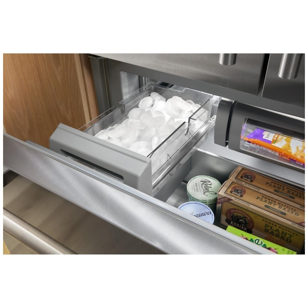 KitchenAid KBFN542SJP Bottom Freezer French Door Built In Refrigerator, 42 inch Width, 24.2 cu. ft. Capacity, Water Dispenser (Interior), Ice Dispenser (Freezer Located), ENERGY STAR Certified