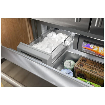 KitchenAid KBFN542SJP Bottom Freezer French Door Built In Refrigerator, 42 inch Width, 24.2 cu. ft. Capacity, Water Dispenser (Interior), Ice Dispenser (Freezer Located), ENERGY STAR Certified