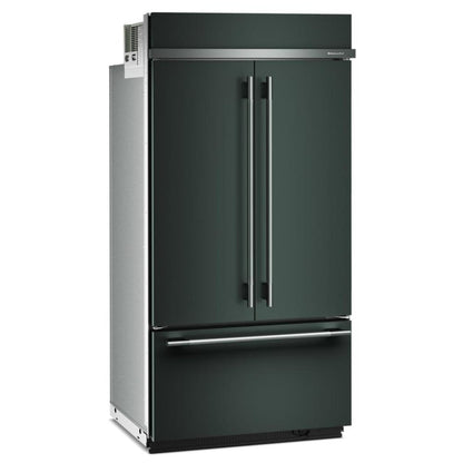 KitchenAid KBFN542SJP Bottom Freezer French Door Built In Refrigerator, 42 inch Width, 24.2 cu. ft. Capacity, Water Dispenser (Interior), Ice Dispenser (Freezer Located), ENERGY STAR Certified