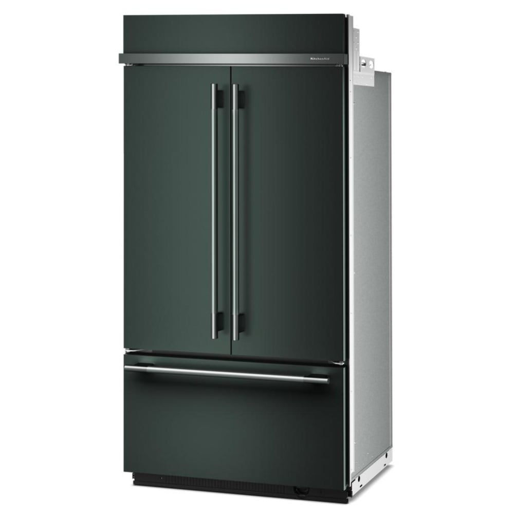 KitchenAid KBFN542SJP Bottom Freezer French Door Built In Refrigerator, 42 inch Width, 24.2 cu. ft. Capacity, Water Dispenser (Interior), Ice Dispenser (Freezer Located), ENERGY STAR Certified