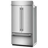 KitchenAid KBFN542SPS Bottom Freezer French Door Built In Refrigerator, 42 inch Width, 24.2 cu. ft. Capacity, Ice Dispenser (Freezer Located), ENERGY STAR Certified, PrintShield Stainless colour