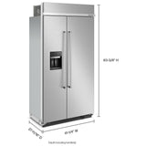 KitchenAid KBSD702MPS Built In Refrigerator