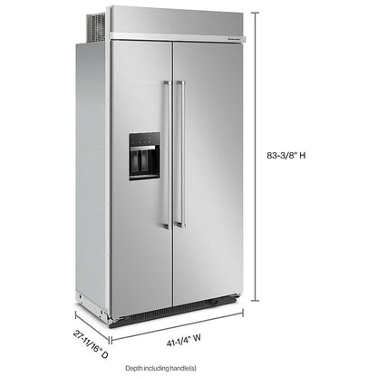 KitchenAid KBSD702MPS Built In Refrigerator