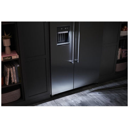 KitchenAid KBSD702MSS Built In Side By Side Refrigerator