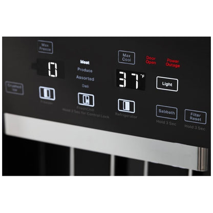 KitchenAid KBSD702MSS Built In side by side Refrigerator
