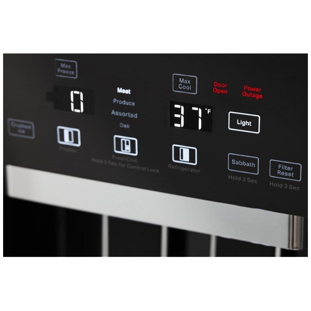 KitchenAid KBSD702MSS Built In Side By Side Refrigerator