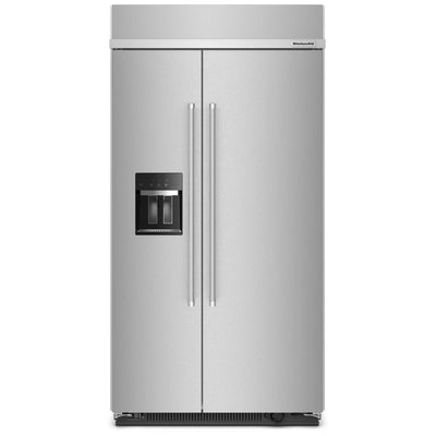 KitchenAid KBSD702MSS Built In Side By Side Refrigerator