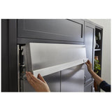 KitchenAid KBSD706MPS Side by Side Built In Refrigerator, 36 inch Width, 20.8 cu. ft. Capacity, Water Dispenser (Exterior), Ice Dispenser (Freezer Located), Stainless Steel colour