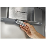 KitchenAid KBSD706MPS Side by Side Built In Refrigerator, 36 inch Width, 20.8 cu. ft. Capacity, Water Dispenser (Exterior), Ice Dispenser (Freezer Located), Stainless Steel colour