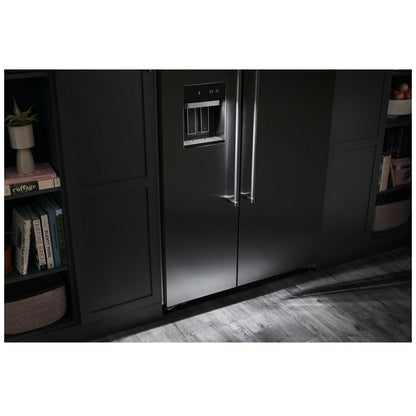 KitchenAid KBSD708MBS Built In Side by Side Refrigerator