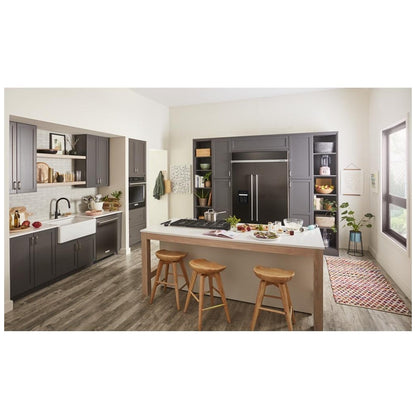 KitchenAid KBSD708MBS Built In Side by Side Refrigerator