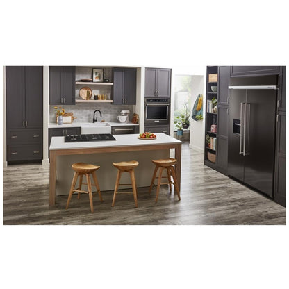 KitchenAid KBSD708MBS Built In Side by Side Refrigerator