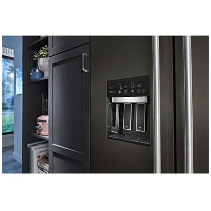 KitchenAid KBSD708MBS Built In Side by Side Refrigerator