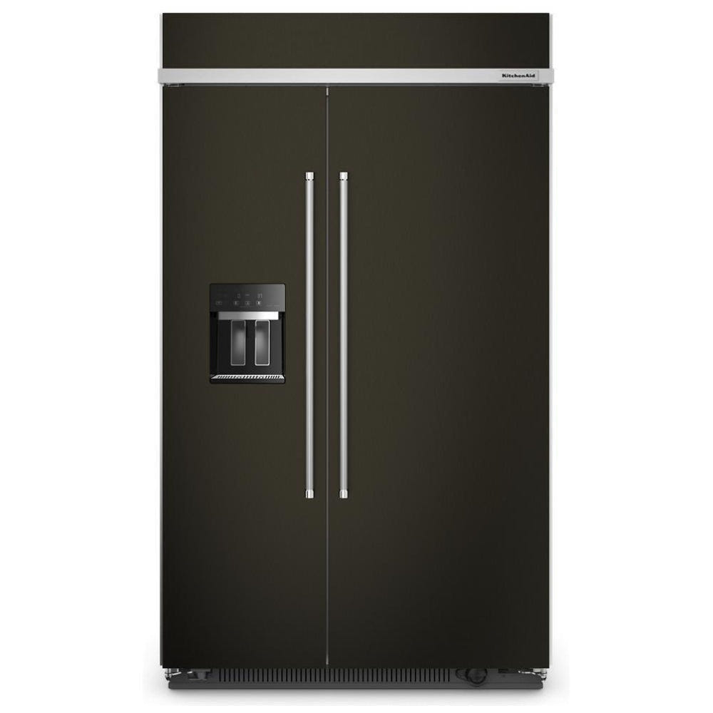 KitchenAid KBSD708MBS Built In Side by Side Refrigerator