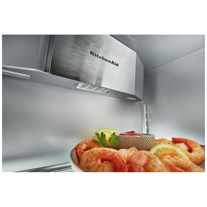 KitchenAid KBSD708MBS Built In Side by Side Refrigerator