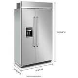 KitchenAid KBSD708MPS Built In Refrigerator
