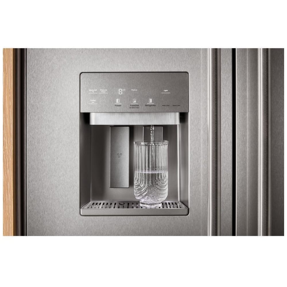 KitchenAid KBSD748SPS Side by Side Built In Refrigerator, 48 inch Width, 29.4 cu. ft. Capacity, Water Dispenser (Exterior), Ice Dispenser (Thru Door)