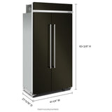 KitchenAid KBSN702MBS Built In Refrigerator