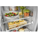 KitchenAid KBSN702MPA Side by Side Built In Refrigerator, 42 inch Width, Custom Panel Ready, 25.5 cu. ft. Capacity, Ice Dispenser (Freezer Located), ENERGY STAR Certified, Panel Ready