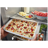 KitchenAid KBSN702MPA Side by Side Built In Refrigerator, 42 inch Width, Custom Panel Ready, 25.5 cu. ft. Capacity, Ice Dispenser (Freezer Located), ENERGY STAR Certified, Panel Ready