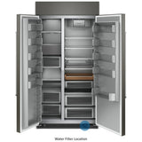 KitchenAid KBSN702MPA Side by Side Built In Refrigerator, 42 inch Width, Custom Panel Ready, 25.5 cu. ft. Capacity, Ice Dispenser (Freezer Located), ENERGY STAR Certified, Panel Ready