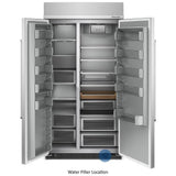 KitchenAid KBSN702MPS Built In Side By Side Refrigerator