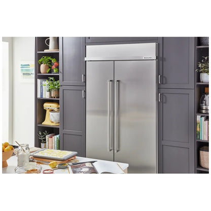 KitchenAid KBSN702MPS Built In Side By Side Refrigerator