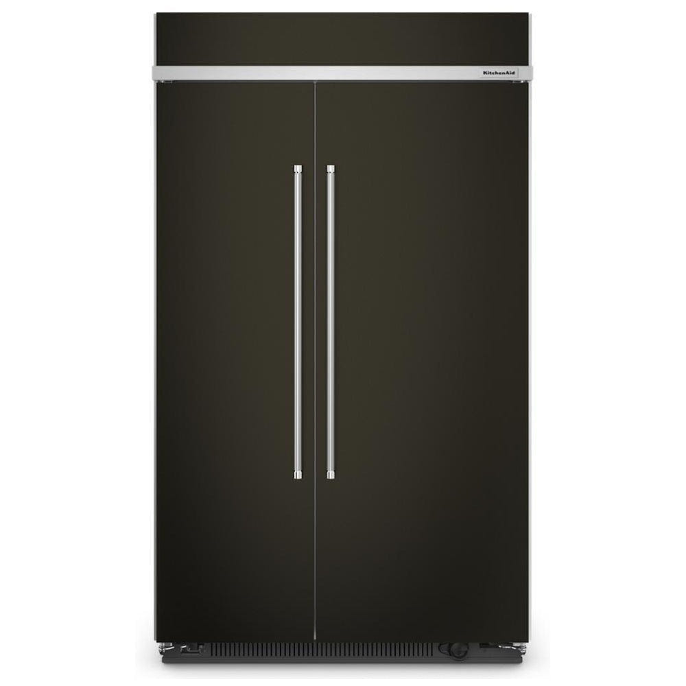KitchenAid KBSN708MBS Built In Side by Side Refrigerator
