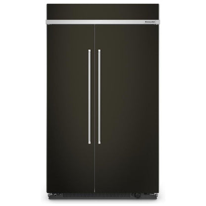 KitchenAid KBSN708MBS Built In Side by Side Refrigerator