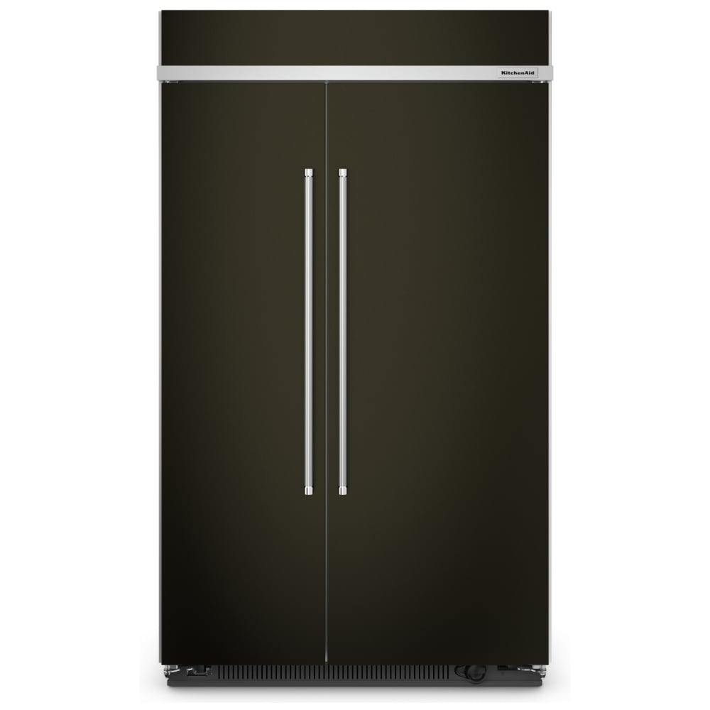 KitchenAid KBSN708MBS Built In Side by Side Refrigerator