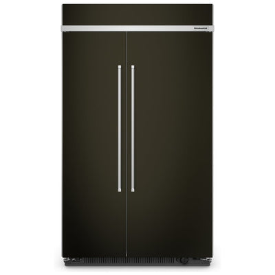 KitchenAid KBSN708MBS Built In Side by Side Refrigerator