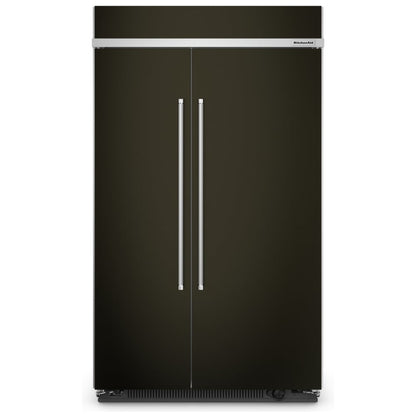 KitchenAid KBSN708MBS Built In Side by Side Refrigerator