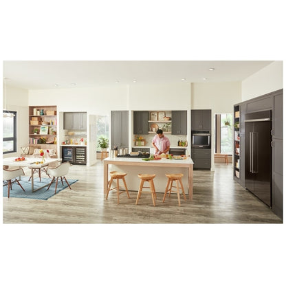 KitchenAid KBSN708MBS Built In Side by Side Refrigerator