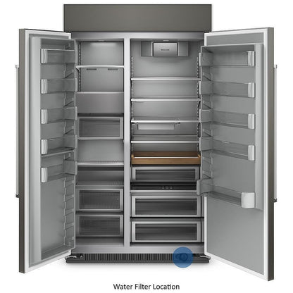 KitchenAid KBSN708MPA Built In Side By Side Refrigerator
