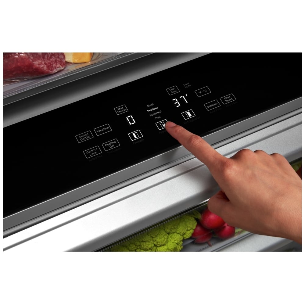 KitchenAid KBSN708MPA Built In Side By Side Refrigerator