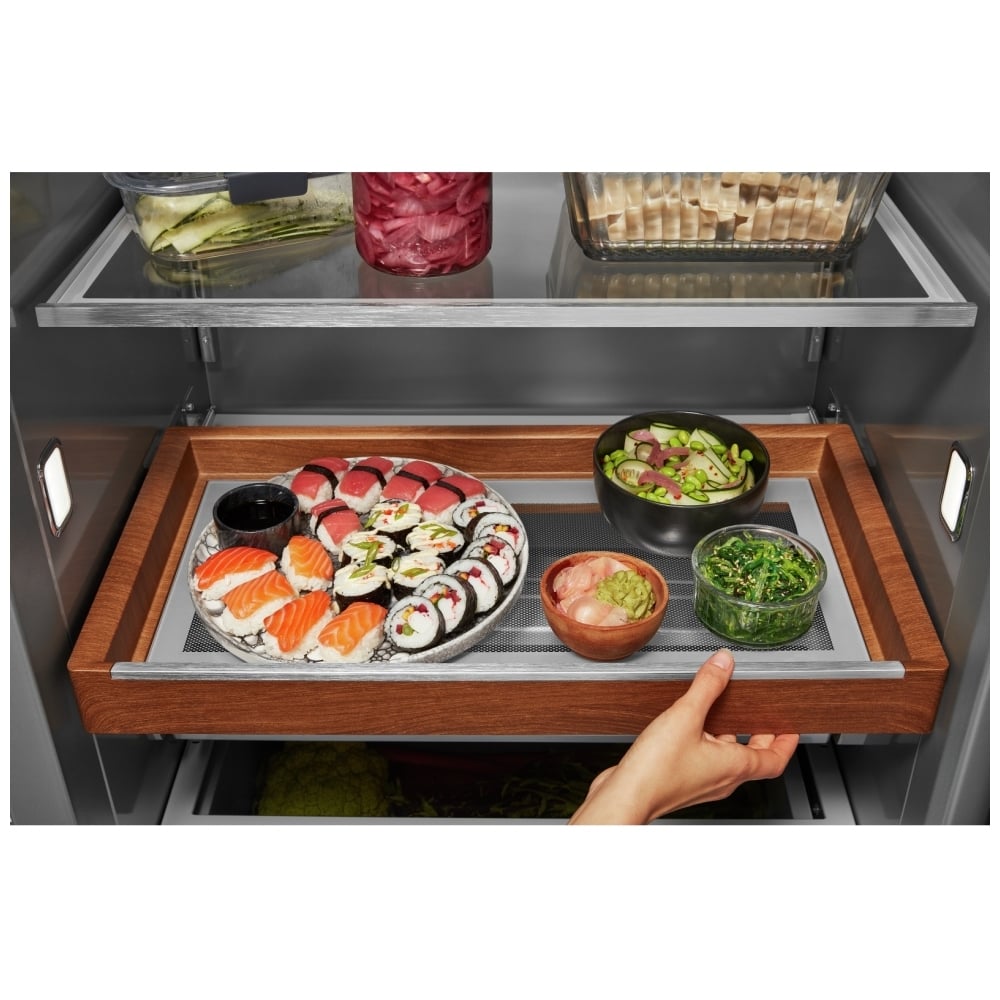 KitchenAid KBSN708MPA Built In Side By Side Refrigerator